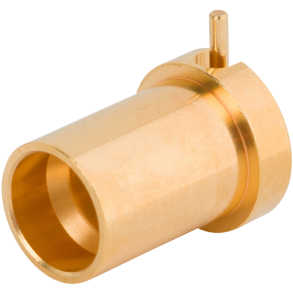 BMB Male PCB Surface Mount Connector, R/A, SB (CPW / Microstrip)